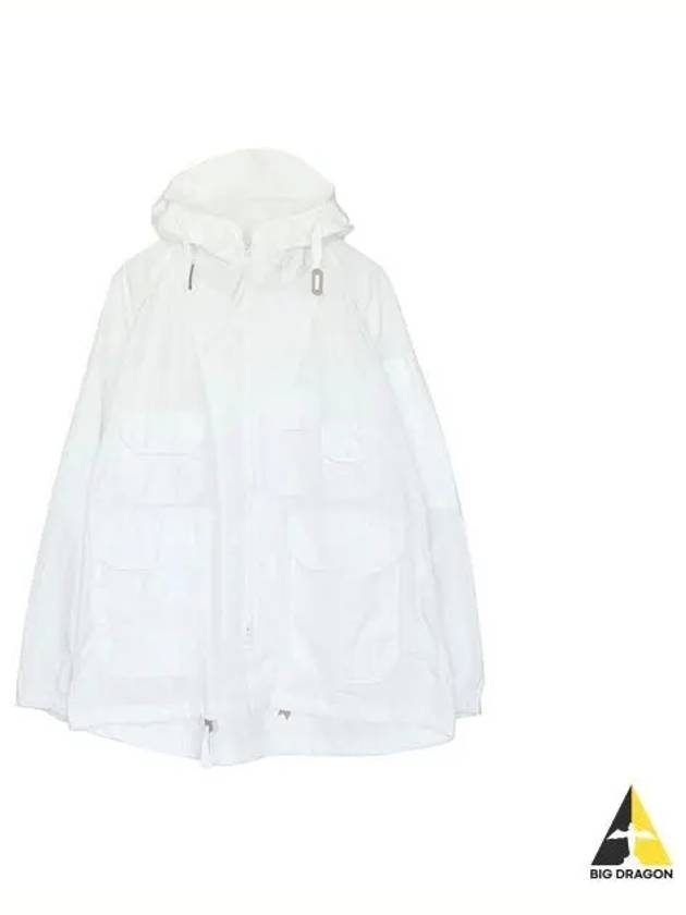 Atlantic Parka C White Memory Polyester MP194 DZ030 - ENGINEERED GARMENTS - BALAAN 1