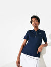 Women's Golf Performance Ultra Dry Short Sleeve Polo Shirt Navy - LACOSTE - BALAAN 3