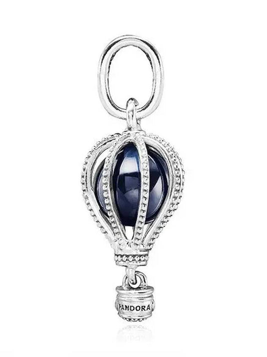 Hot Air Balloon Pendant Bracelet Charm Blue - PANDORA - BALAAN 2