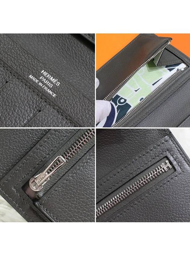 Citizen Twill Silk Long Combine Ever Long Wallet Grismayer - HERMES - BALAAN 4