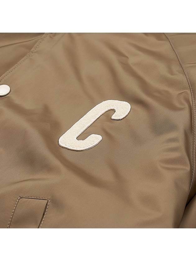 lightweight nylon Paris teddy jacket caramel - CELINE - BALAAN 9