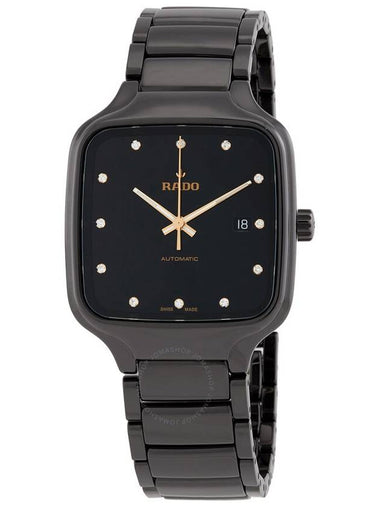 Rado Automatic Diamond Black Dial Unisex Watch R27078702 - RADO - BALAAN 1