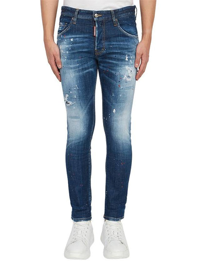 Detail Multi Painting Skater Jeans Navy - DSQUARED2 - BALAAN 2