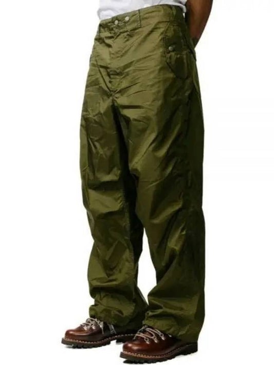 Over Pant B Olive Nylon Ripstop 24S1F023 OR342 DZ027 Pants - ENGINEERED GARMENTS - BALAAN 1