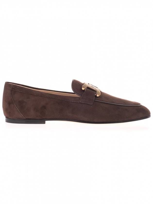 Women's Kate Suede Loafers Brown - TOD'S - BALAAN.