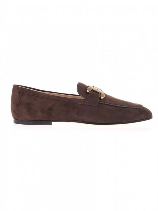 Women's Kate Suede Loafers Brown - TOD'S - BALAAN 1