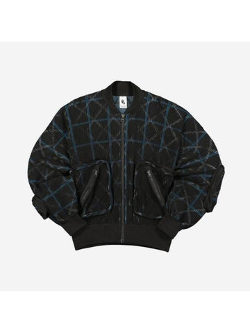 NRG Knit MA 1 Bomber Jacket Black - NIKE - BALAAN 1