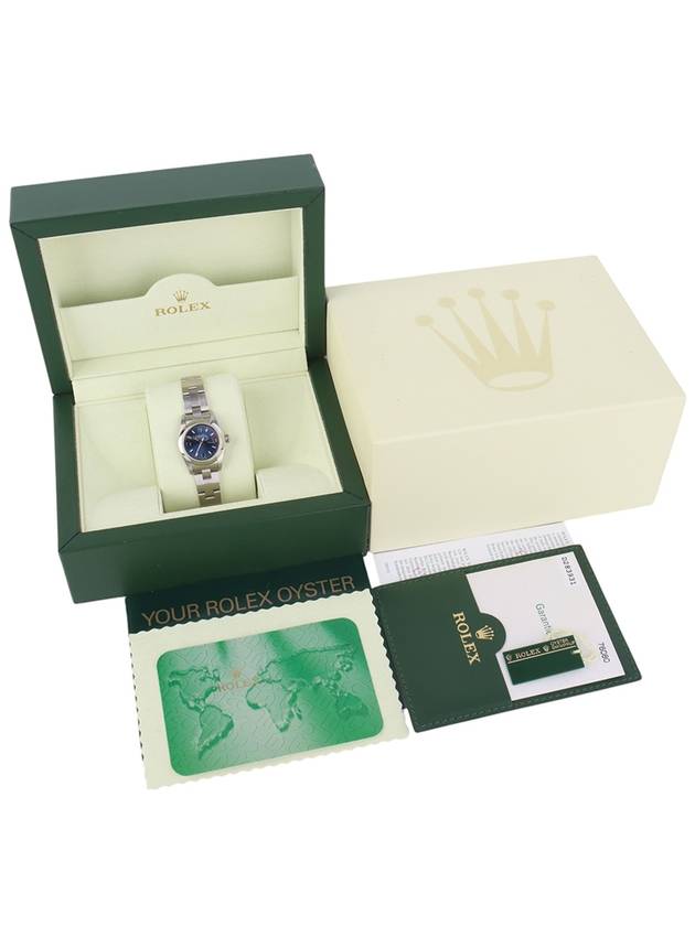 Rolex 76080 Oyster Perpetual 369 Blue Plate Women s Watch 34072 6 - ROLEX - BALAAN 8