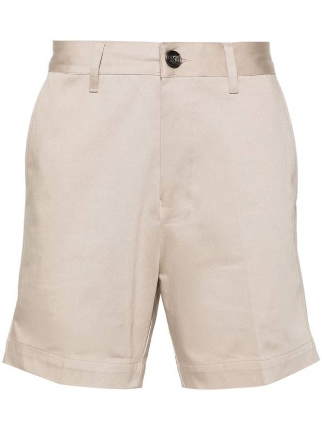 De Coeur Motif Chino Shorts Beige - AMI - BALAAN 2