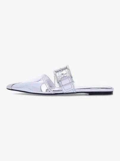 Mirror Point Open Back Sandals Silver - ALEXANDER MCQUEEN - BALAAN 2