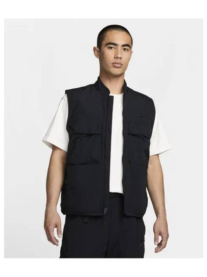 Tech Woven Vest M Black FZ0749 010 - NIKE - BALAAN 2