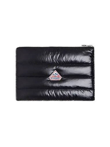 Quilted Down Pouch Vintage Black - PYRENEX - BALAAN 1