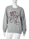 Tiger Print Sweatshirt Grey - KENZO - BALAAN 2