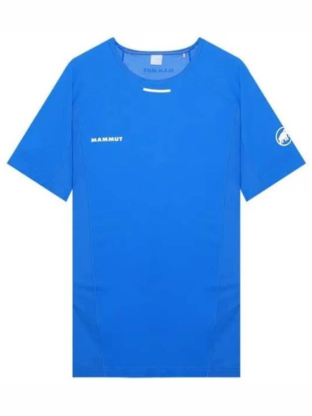 Men's Energy Aenergy FL ??Short Sleeve T-Shirt Blue - MAMMUT - BALAAN.