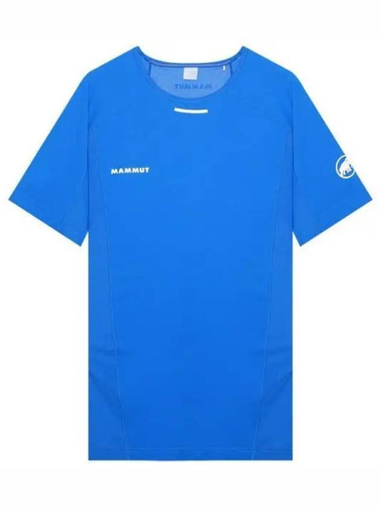 Men's Energy Aenergy FL ??Short Sleeve T-Shirt Blue - MAMMUT - BALAAN 1