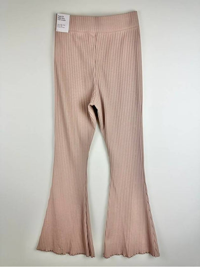 Tight fit high waist ribbed pants DV7869 272 pink beige WOMENS S M Asian - NIKE - BALAAN 2