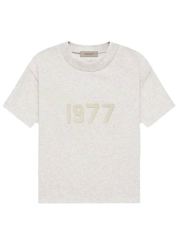 Fear of God Essentials 1977 T Shirt Light Oatmeal Women - FEAR OF GOD ESSENTIALS - BALAAN 1