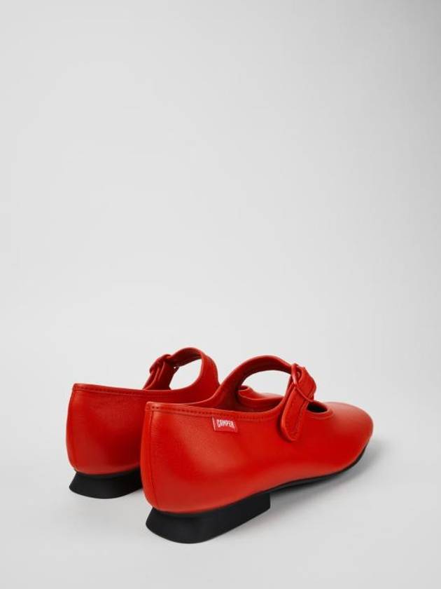 Casi Myra Mary Jane Leather Flat Red - CAMPER - BALAAN 3