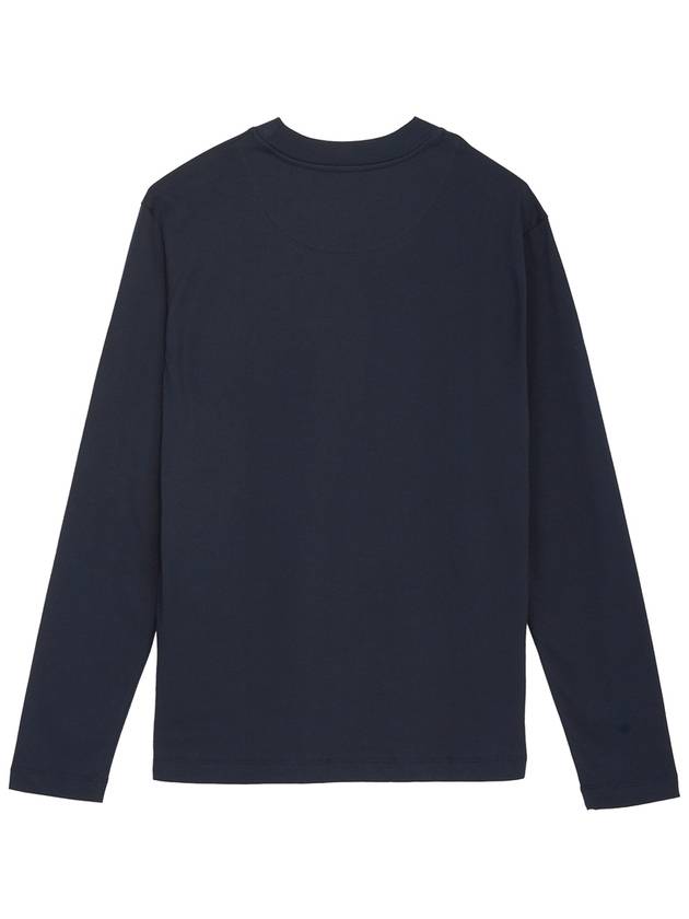 Women's Organic Cotton Long Sleeve T Shirt 3 Pack Navy - JIL SANDER - BALAAN 3