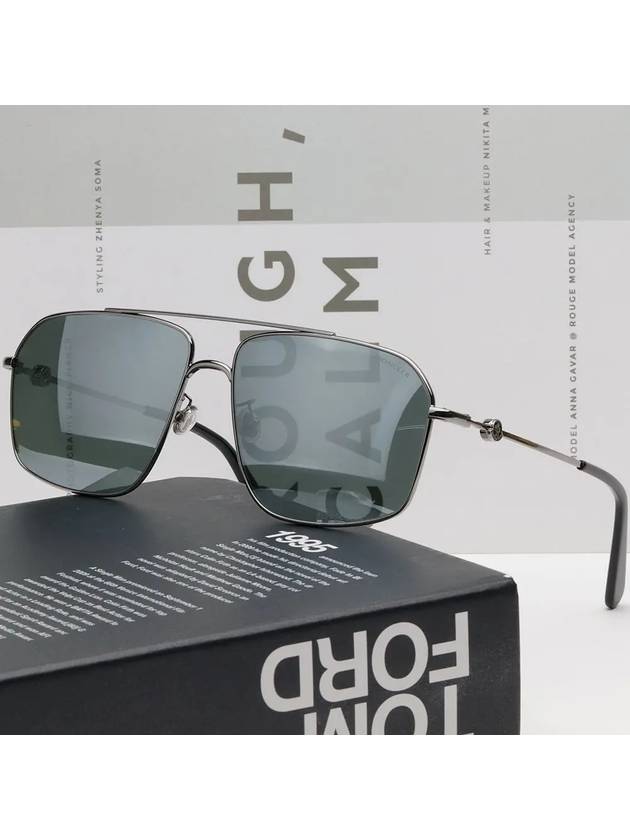 Eyewear Aviator Asian Fit Sunglasses Silver - MONCLER - BALAAN 3