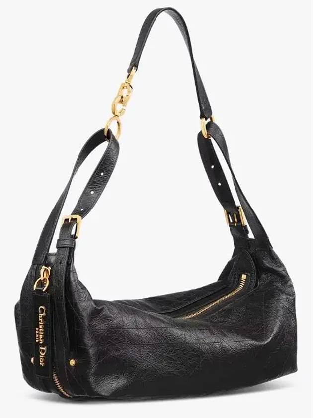 D-Journey Macrocannage Medium Shoulder Bag Black - DIOR - BALAAN 3