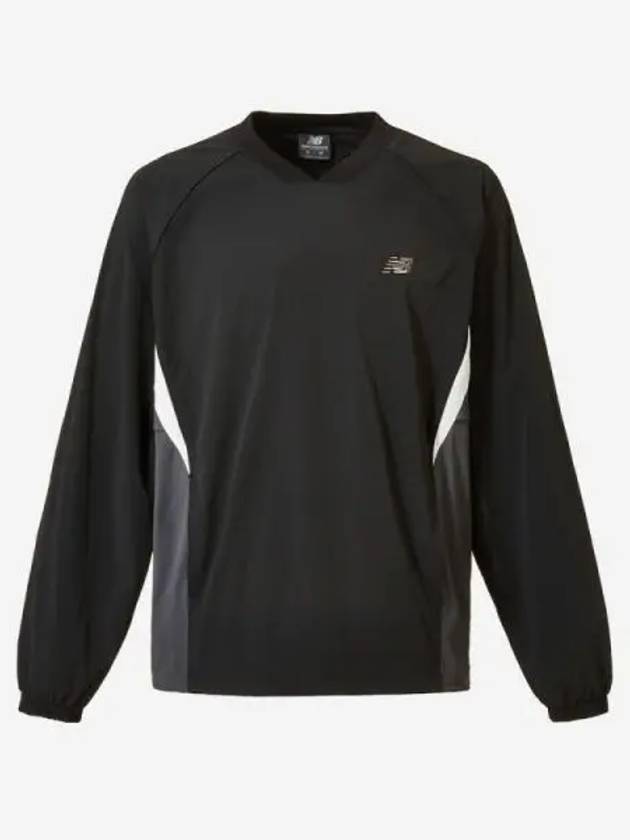 Uni Stretch V Neck Fist 19 Black - NEW BALANCE - BALAAN 1