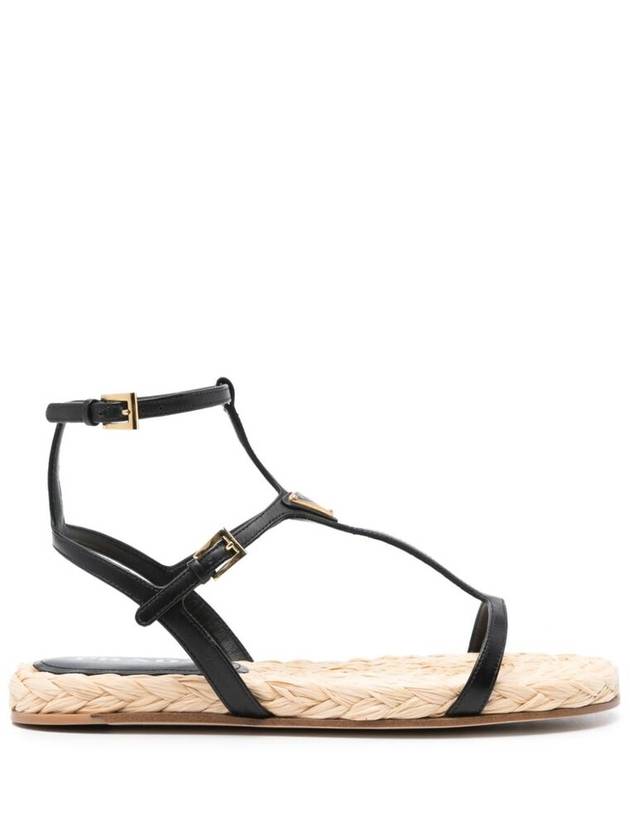 Calf Leather Strap Sandals 1X452N F020038 F0002 - PRADA - BALAAN 1