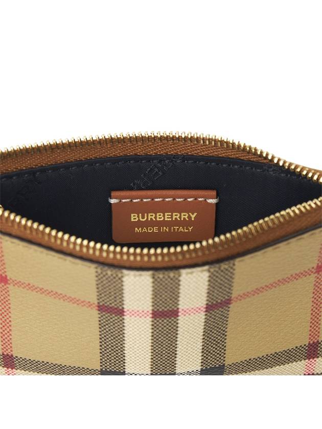 Check Print Coin Wallet Beige - BURBERRY - BALAAN 7