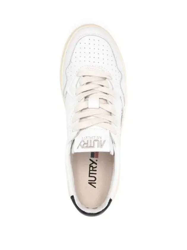 Medalist Goatskin Low Top Sneakers White - AUTRY - BALAAN 3