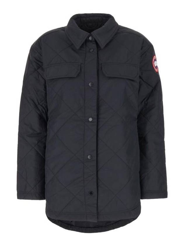 Albany Quilted Shirt Jacket Black - CANADA GOOSE - BALAAN 2