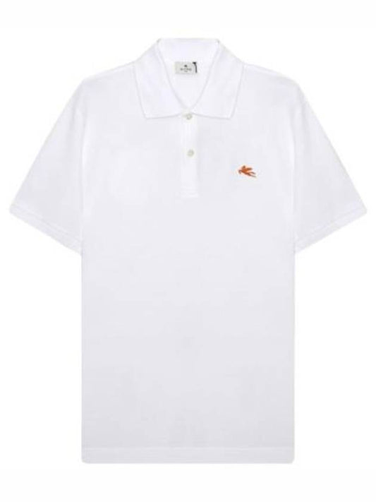 Short sleeve T-shirt Pegaso logo embroidery polo - ETRO - BALAAN 1