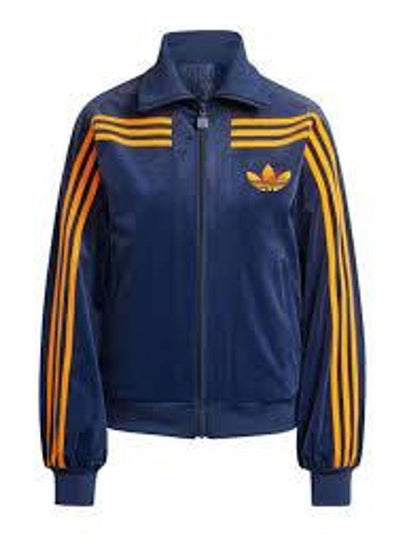 70s Velour Track Jacket Night Indigo - ADIDAS - BALAAN 2