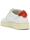 Medalist Orange Tab Low Top Sneakers White - AUTRY - BALAAN 5