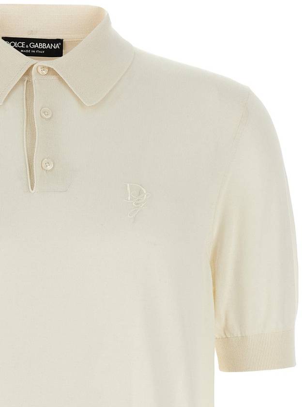 Dolce & Gabbana Knitted Polo Shirt - DOLCE&GABBANA - BALAAN 3