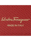 Gancini Compact Half Wallet Red - SALVATORE FERRAGAMO - BALAAN 9