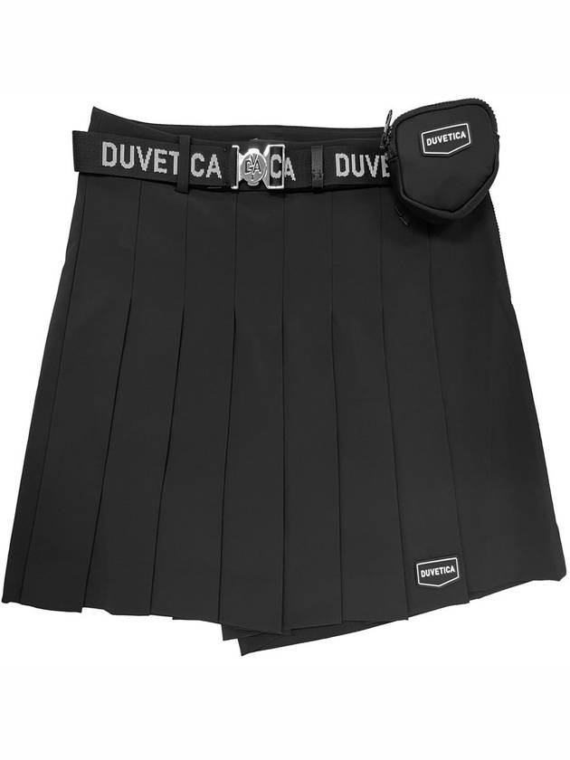 Ball Pouch Belt Skirt Pants VDSK10133K0001 BKS - DUVETICA - BALAAN 1