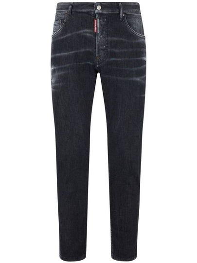 Distressed Denim Jeans Black - DSQUARED2 - BALAAN 2