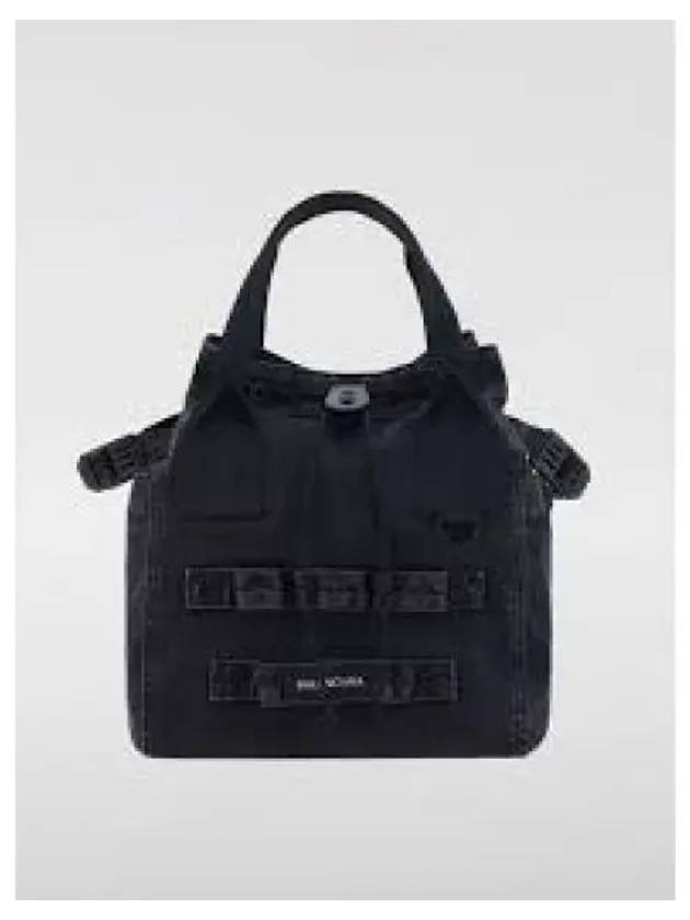 Shoulder Bag 6440292AA7R 1000 VINTAGE BLACK DIRTY - BALENCIAGA - BALAAN 2