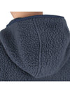 Men's Retro Filet Fleece Hooded Jacket Blue - PATAGONIA - 9