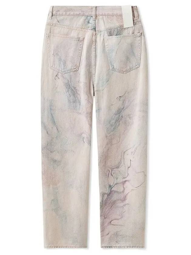 Abstract Straight Denim Pants - NOIRER - BALAAN 4