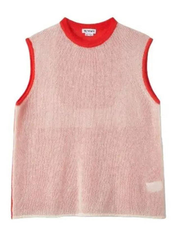 Knit Vest Off White - SUNNEI - BALAAN 1