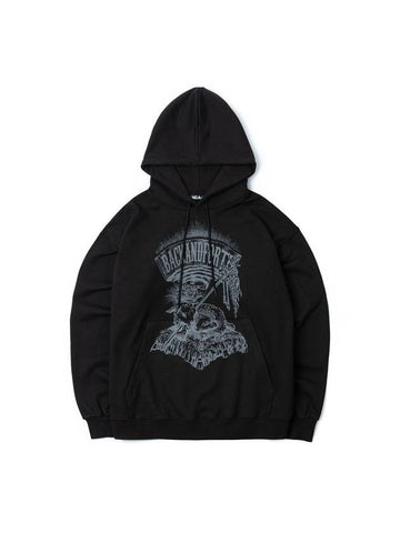 Print Hooded Black BFMCFTS31 - BACKANDFORTH - BALAAN 1