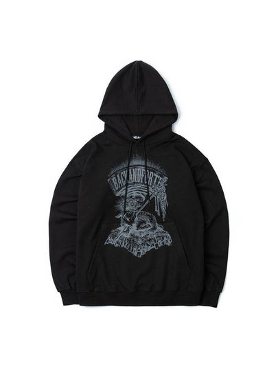 Men's Print Hoodie Black - BACKANDFORTH - BALAAN 2