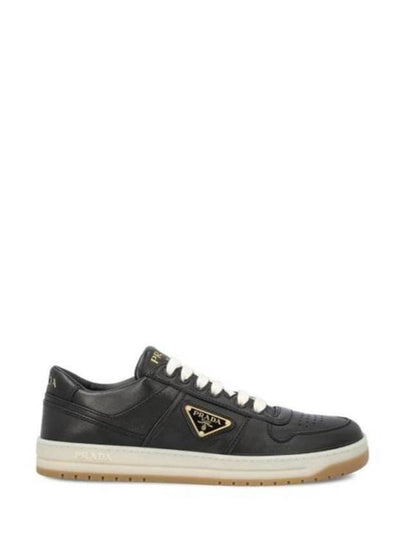 Downtown Nappa Leather Sneakers Black - PRADA - BALAAN 2