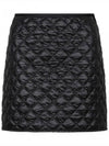 2D00008 788L9 999 Diamond Quilted Padded Mini Skirt - MONCLER - BALAAN 3