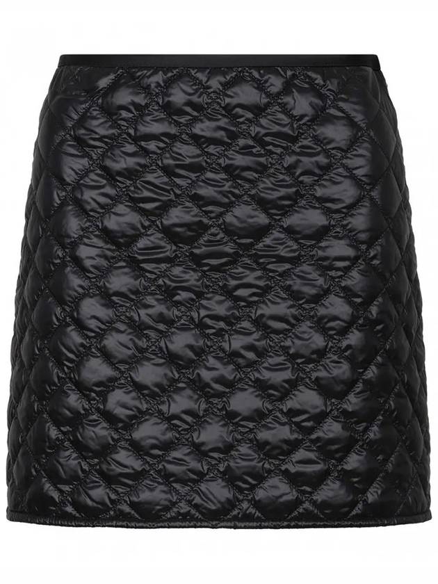 2D00008 788L9 999 Diamond Quilted Padded Mini Skirt - MONCLER - BALAAN 3