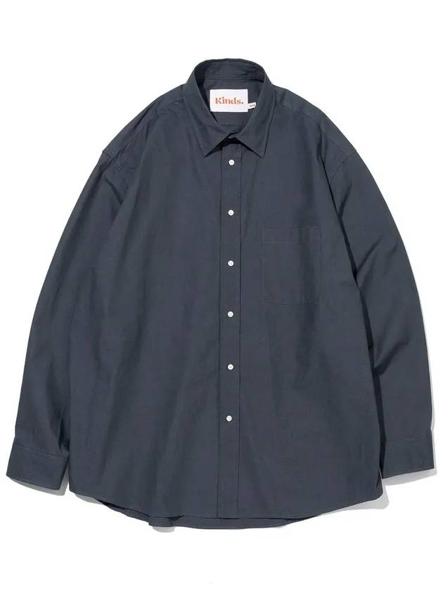 Cation Standard Paper Ver.2 Long Sleeve Shirt Navy - KINDS - BALAAN 3