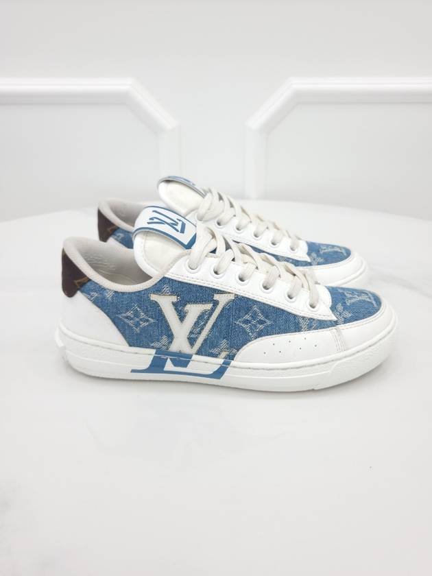 Charlie denim sneakers 34 5 - LOUIS VUITTON - BALAAN 4