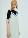 Lace Bustier Long Dress Mint - OPENING SUNSHINE - BALAAN 3