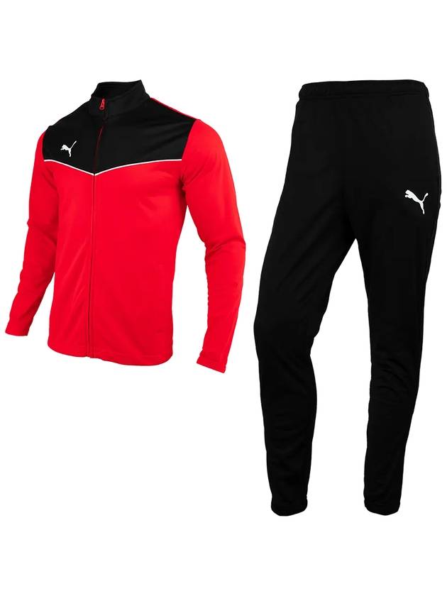 Individual Rise Training Tracksuit Red Black - PUMA - BALAAN 3